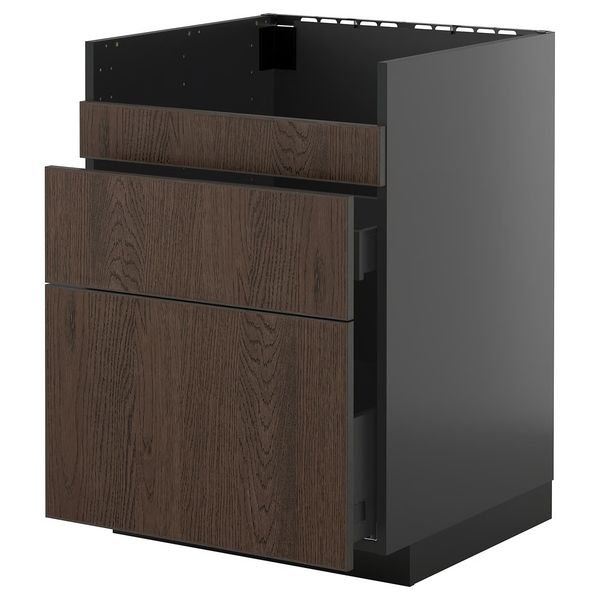 METOD / KNIVSHULT Напол шк д/мойки ХАВСЕН/3фасада/2ящ - фото 1