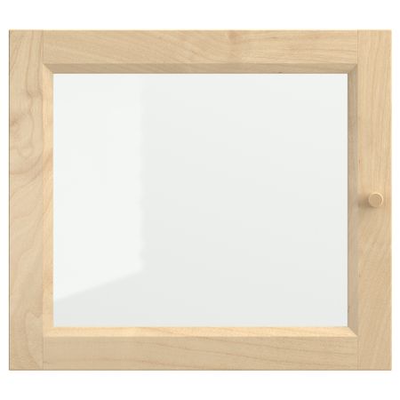 Стеклянная дверь, 40x35 см, березовый шпон IKEA OXBERG ОКСБЕРГ 102.756.16