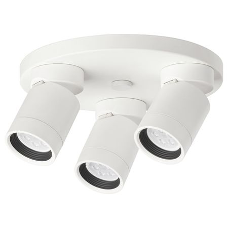 Потолочный софит, 3 лампы, белый IKEA NYMÅNE НИМОНЕ 303.620.66