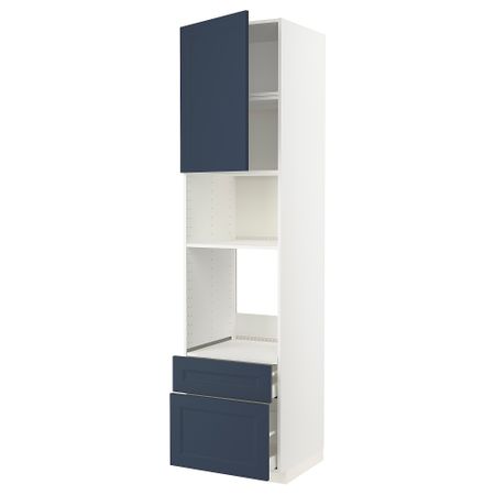 Высокий шкаф для духовки, СВЧ, дверца, 2 ящика IKEA METOD МЕТОД, MAXIMERA МАКСИМЕРА 994.690.22