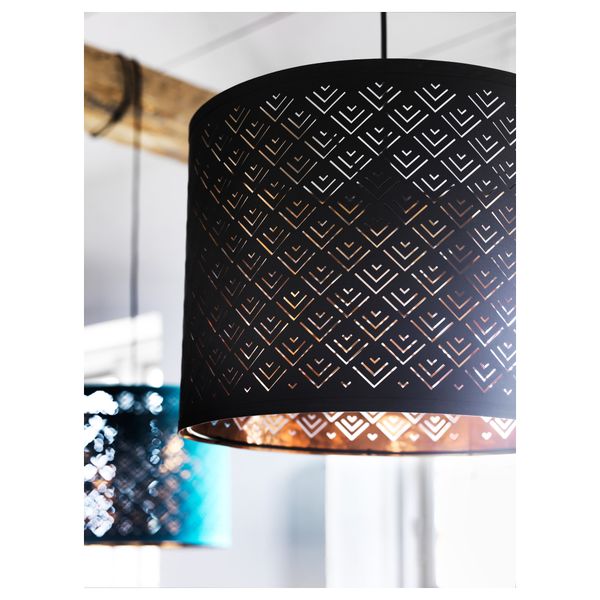 Абажур НИМО, черный, медный - схема-чертеж с размерами