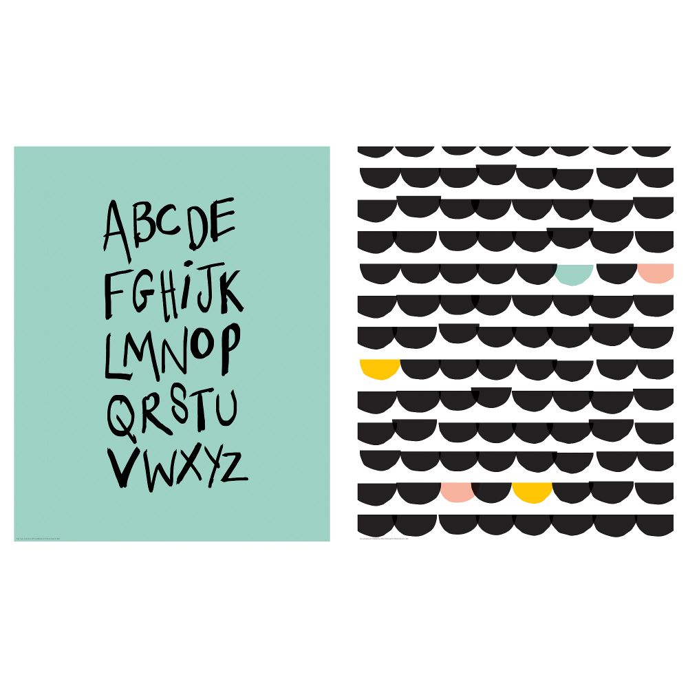 Набор постеров, 2 штуки ТВИЛЛИНГ, Алфавит (40x50 см) - фото 1