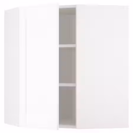 METOD Угловой навесной шкаф с полками