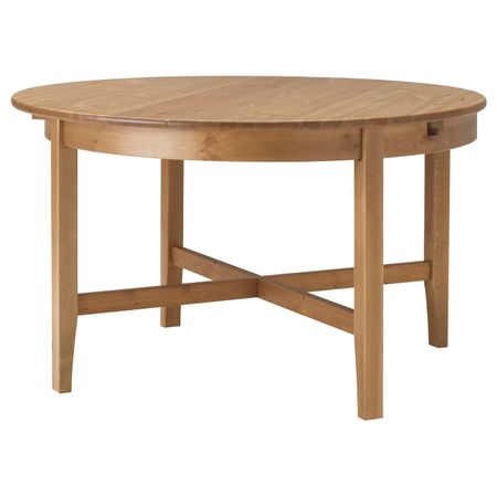 Раздвижной стол, морилка, антик 126/171 см IKEA LEKSVIK ЛЕКСВИК 503.842.51