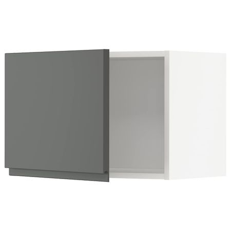 Шкаф навесной, белый/Воксторп темно-серый 60x40 см IKEA METOD МЕТОД 993.100.65