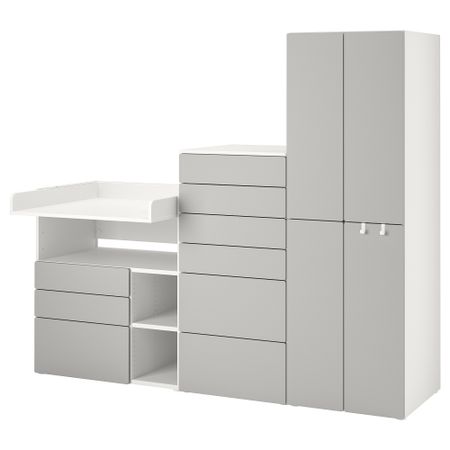 Комбинация для хранения, 210x79x181 cm IKEA PLATSA ПЛАТСАA ПЛАТСА, SMÅSTAD СМОСТАД 694.312.00