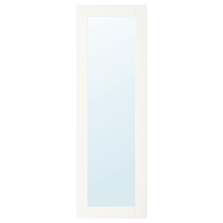 Зеркальная дверь, белый 40x120 см IKEA RIDABU РИДАБУ 603.861.55
