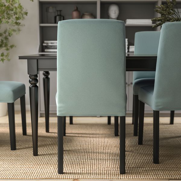 Стул, черный Ljungen светло-зеленый IKEA BERGMUND БЕРГМУНД 793.859.38 - фото 5