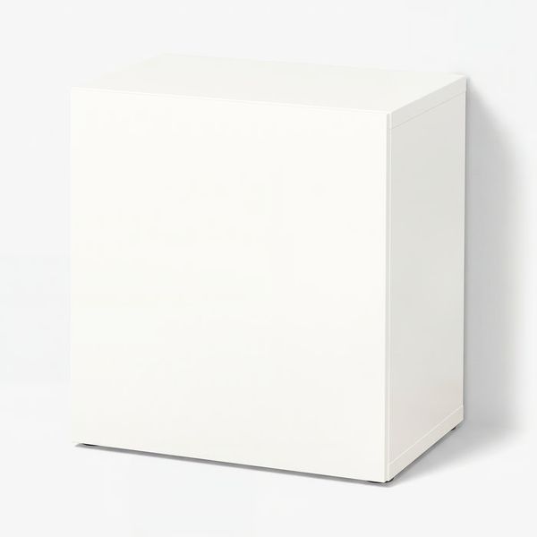 BESTÅ Стеллаж с дверью - белый/Lappviken белый 60x42x64 см - фото 1