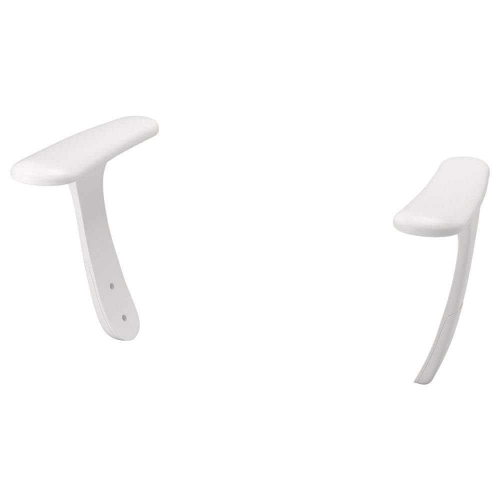 Комплект подлокотников 2шт, белый IKEA HATTEFJÄLL ХАТТЕФЬЕЛЛЬ 203.644.24 - схема-чертеж с размерами