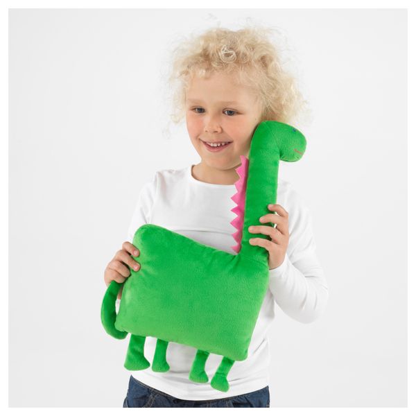 Мягкая игрушка САГОСКАТТ, динозавр, зеленый - фото 2