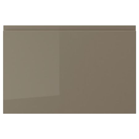 VOXTORP Дверь - глянцевый темный серо-коричневый 60x40 см