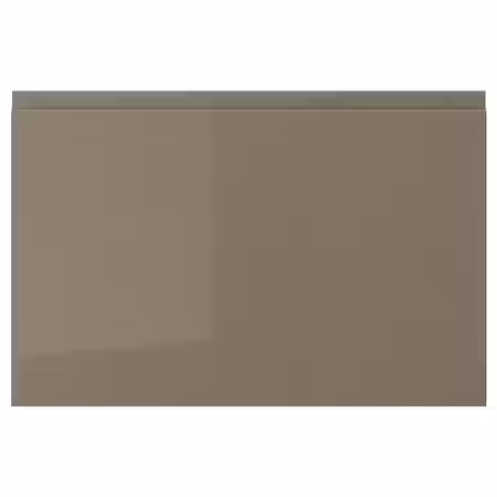 VOXTORP Дверь - глянцевый темный серо-коричневый 60x40 см