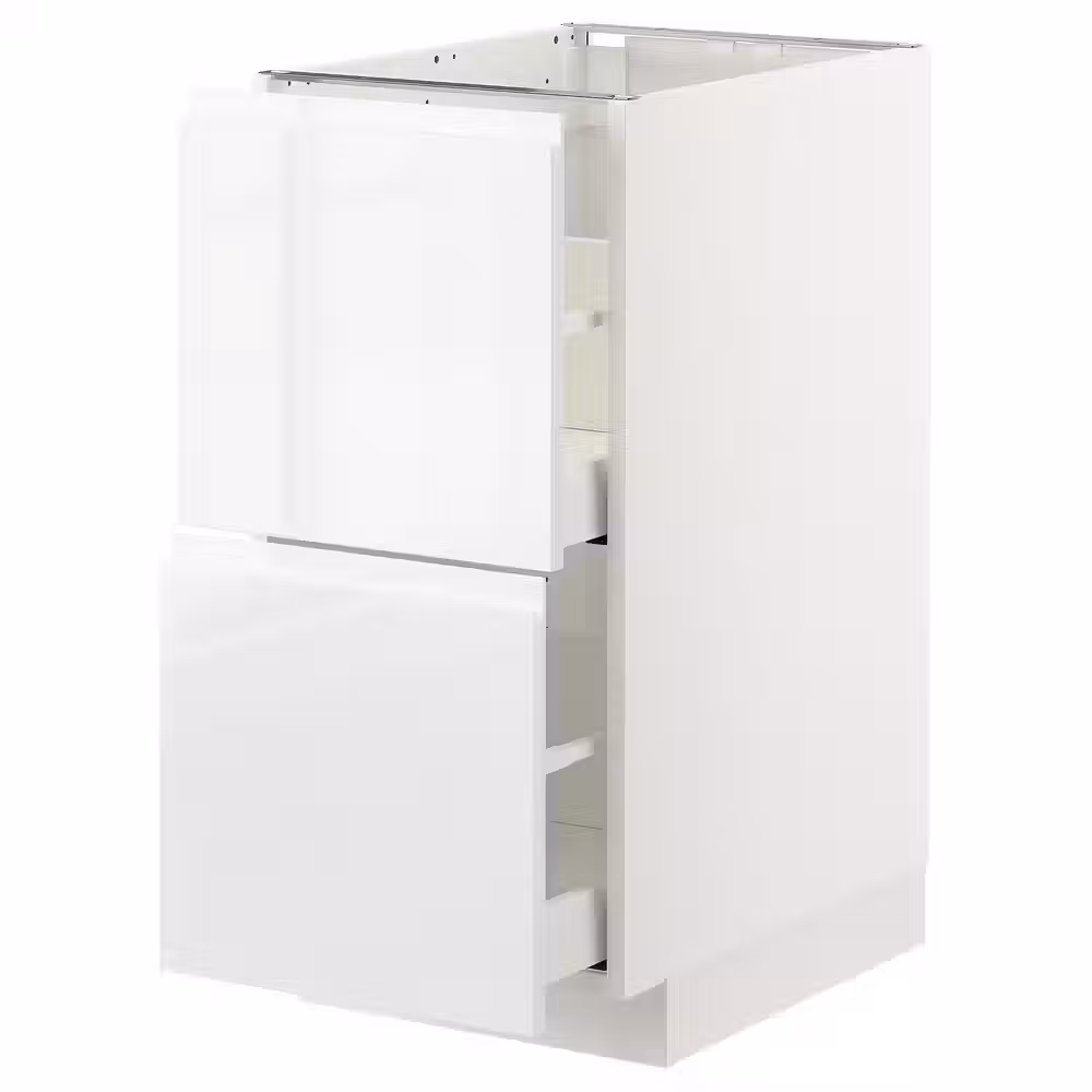 METOD / MAXIMERA Напольн шкаф 2фрнт/2выс ящ - фото 1