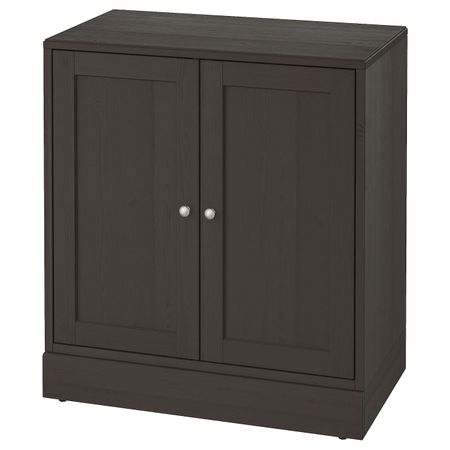 Шкаф с цоколем, темно-коричневый 81x47x89 см IKEA HAVSTA ХАВСТА 803.910.52