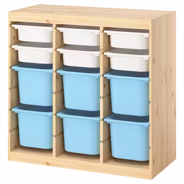 TROFAST Комбинация д/хранения+контейнеры - фото 1