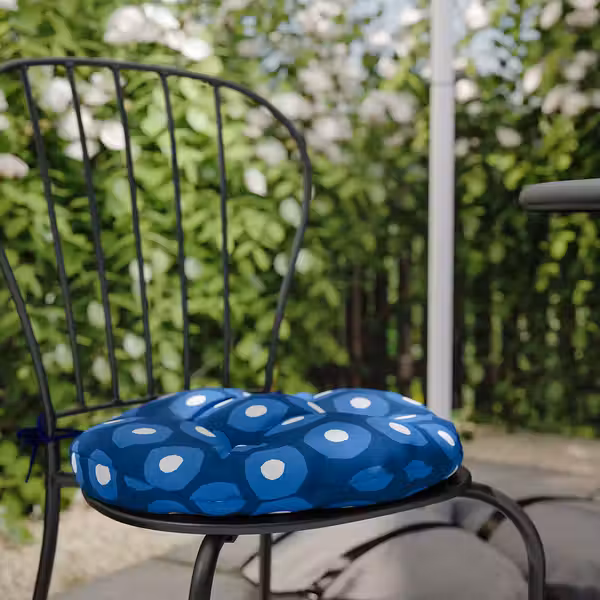 LÄCKÖ Стол+2стула,д/сада - серый/Клёсан темно-синий 70 см - фото 3