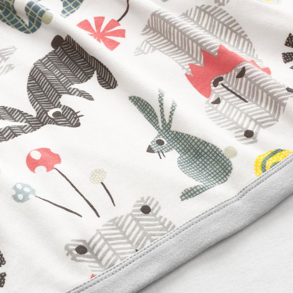 Одеяло детское 80x100 см IKEA КЛЭММИГ 303.730.41 - схема-чертеж с размерами