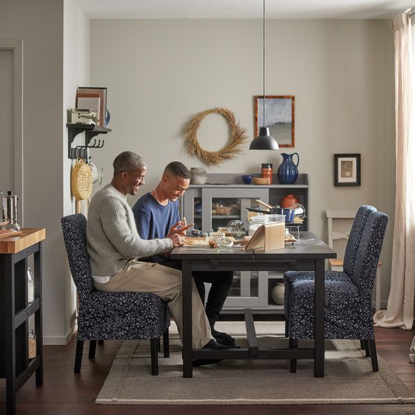 Раздвижной стол, черный 152/223x95 см IKEA NORDVIKEN НОРДВИКЕН 703.696.07 - фото 2