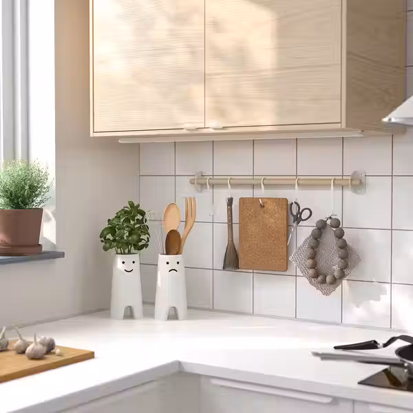 FRÖVÄXT ФРЁВЭКСТ Ваза - белый 20 см - фото 3