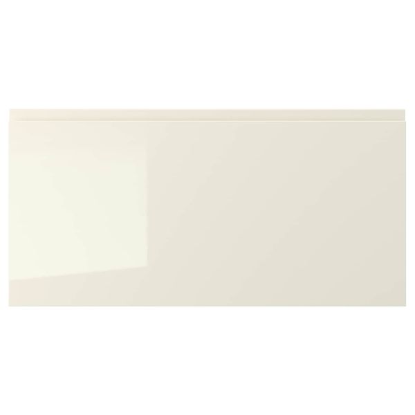 Фронтальная панель ящика, глянцевый светло-бежевый 80x40 см IKEA VOXTORP ВОКСТОРП 503.674.35 - фото 1