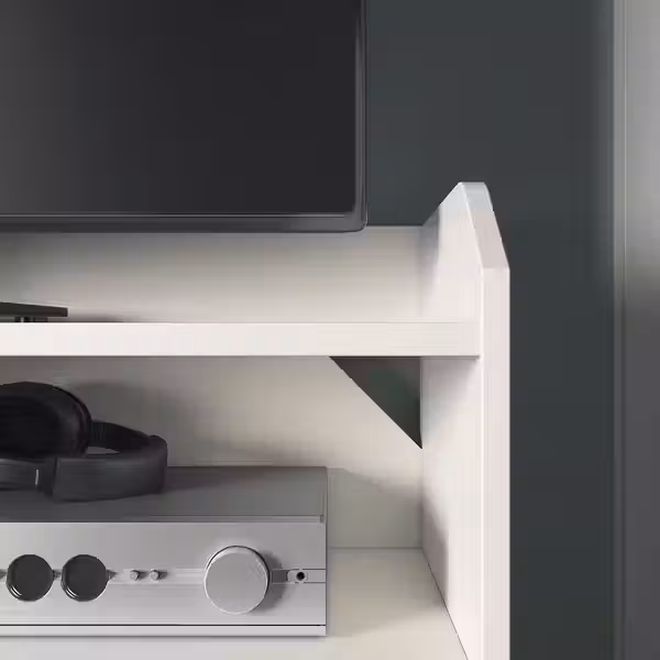 HAUGA Комбинация для хранения/под ТВ - белый 276x46x199 см - фото 4