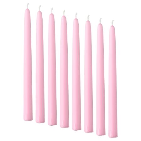Неароматическая свеча КЛОКХЕТ, розовый (25 см)