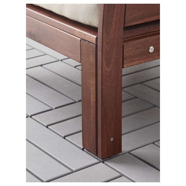 4-местный комплект садовой мебели, коричневая морилка/Холло бежевый IKEA ЭПЛАРО 492.288.41 - фото 5