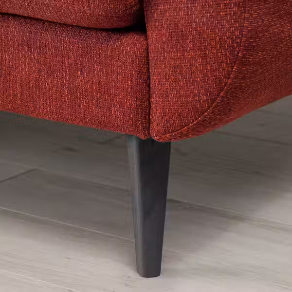 SMEDSTORP 2-местный диван - Lejde красный/коричневый/чёрный - фото 5