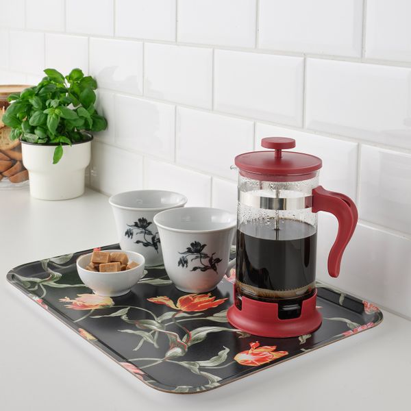 Поднос 43x33 см IKEA DOFTMINNE ДОФТМИННЕ 904.708.12 - схема-чертеж с размерами