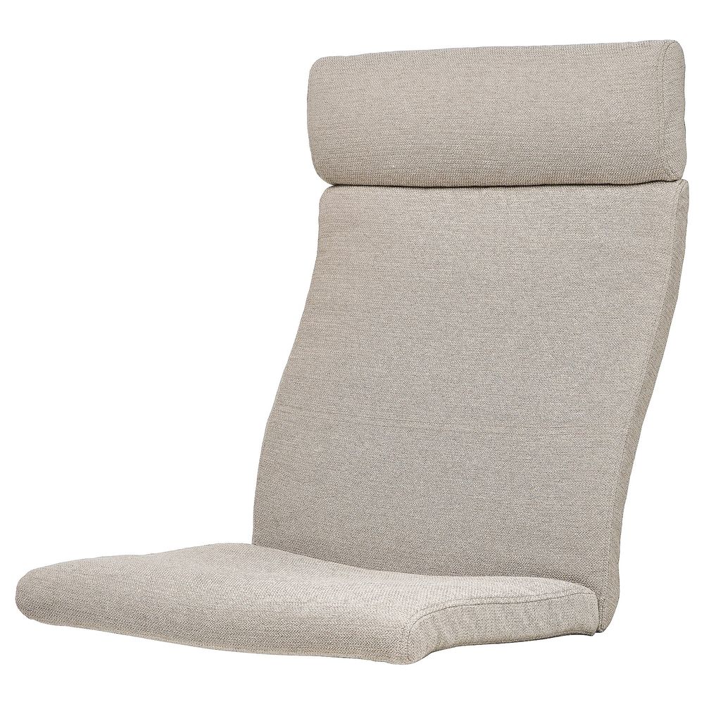 Подушка-сиденье на кресло, Хили бежевый IKEA POÄNG ПОЭНГ 104.693.70 - фото 1