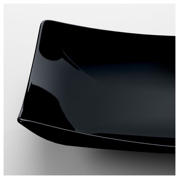 Тарелка десертная МИНДИГ, черный (25x17 см) - фото 2