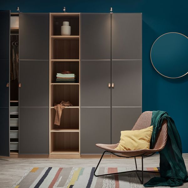 Дверца с петлями, темно-серый, 50x229 см IKEA MERÅKER 791.228.24 - фото 3