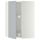 Угловой навесного шкаф с вращающейся секцией, 68x100 см, белый, Veddinge серый IKEA METOD МЕТОД 991.202.92