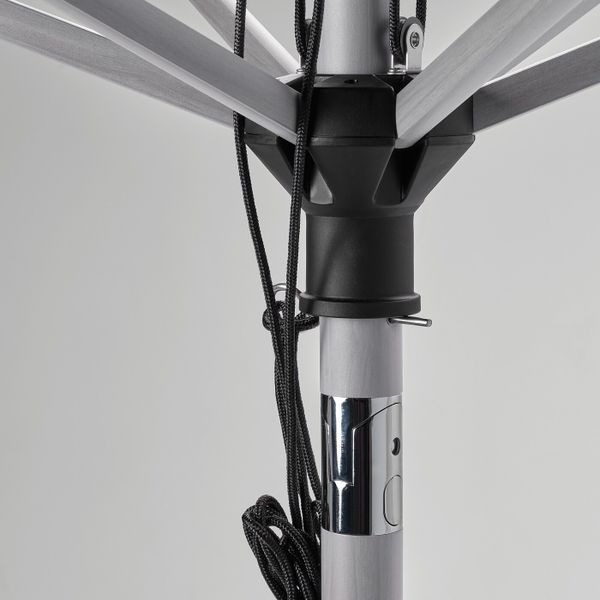 Зонт от солнца с опорой, под серое дерево черный/Хювон 300 см IKEA BETSÖ БЕТСО / LINDÖJA ЛИНДЭЙА 093.247.93 - фото 3