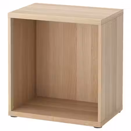 BESTÅ Каркас - под беленый дуб 60x40x64 см