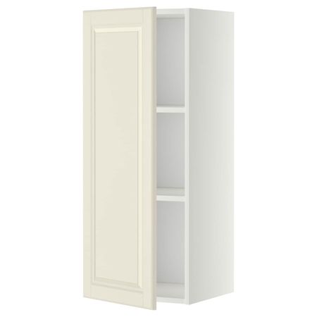 Навесной шкаф с полками, белый/Будбин белый с оттенком 40x100 см IKEA METOD МЕТОД 094.459.07