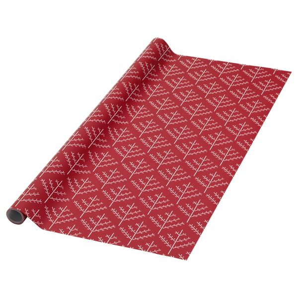 Рулон оберточной бумаги ВИНТЕР 2016, красный (5x0.7 м) - фото 1