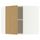 METOD Угловой навесной шкаф с полками - белый/Sinarp дубовый шпон 68x60 см