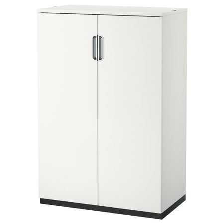 Шкаф с дверями ГАЛАНТ, белый (80x120 см)