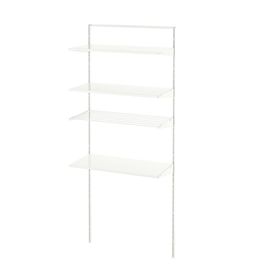 BOAXEL Комбинация для прачечной - белый/металлический 82x40x201 см