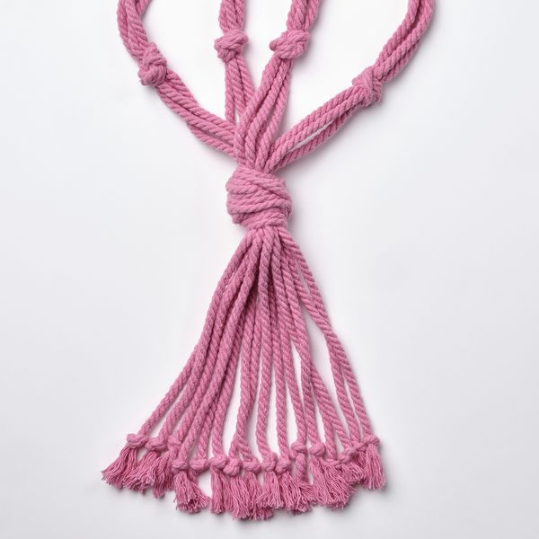 Подвесной держатель для кашпо, розовый IKEA MÄVINN 105.520.48 - схема-чертеж с размерами