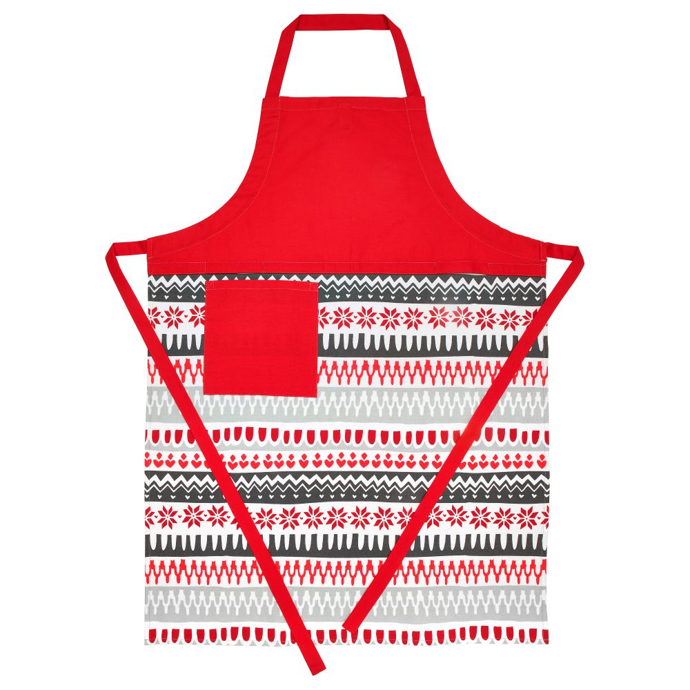 Фартук ВИНТЕР 2017, красный, белый - фото 1