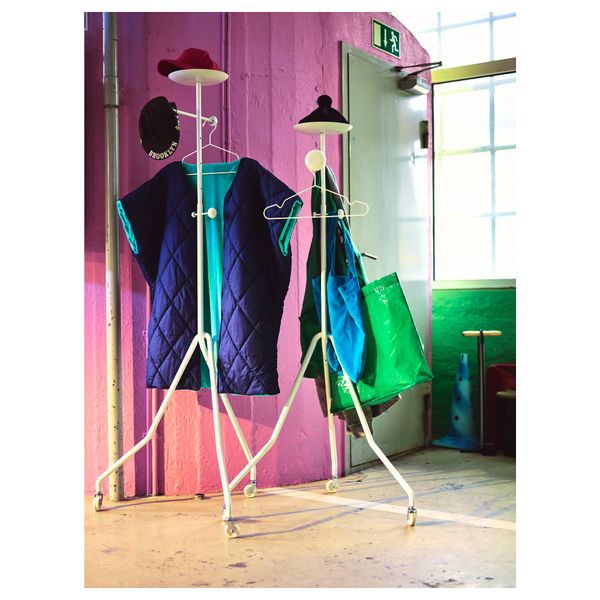 Плечики напольные ИКЕА ПС 2017, белый - схема-чертеж с размерами