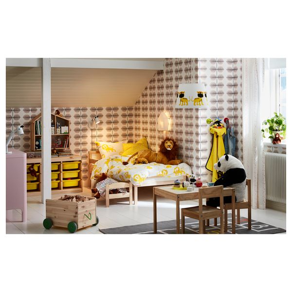 Каркас кровати + бортик, бук, 70x160 см IKEA SNIGLAR СНИГЛАР 500.871.66 - фото 4