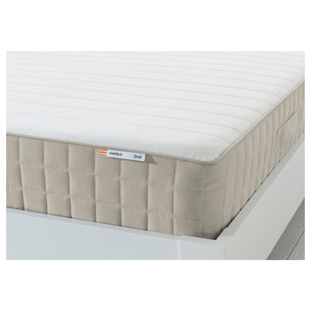 Пружинный матрас, жесткий/бежевый 90x200 см IKEA HAFSLO ХАФСЛО 203.705.47
