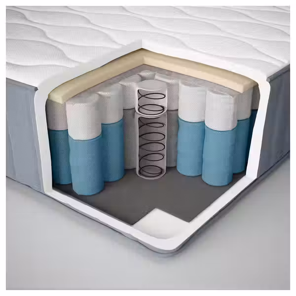 MALM Каркас кровати с матрасом - фото 11