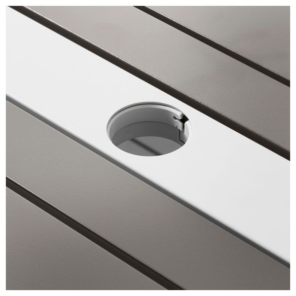 Стол + 4 кресла, для сада ШЭЛЛАНД, темно-серый, ФРЁСЁН/ДУВХОЛЬМЕН красный (156x90 см) - схема-чертеж с размерами