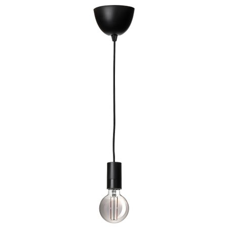 Подвесной светильник с лампочкой, 95 mm IKEA MOLNART, SUNNEBY СУННЕБЮ 894.782.63