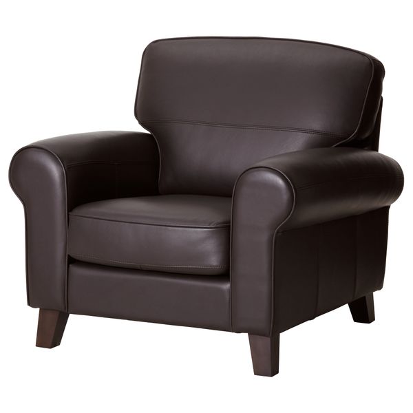 Кресло ЮСТАД, Гранн, Бумстад темно-коричневый - фото 1